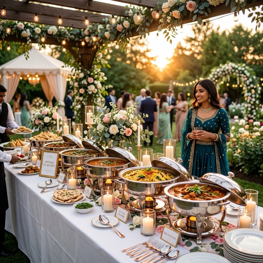 Indian catering presentation from CH01 Catering
