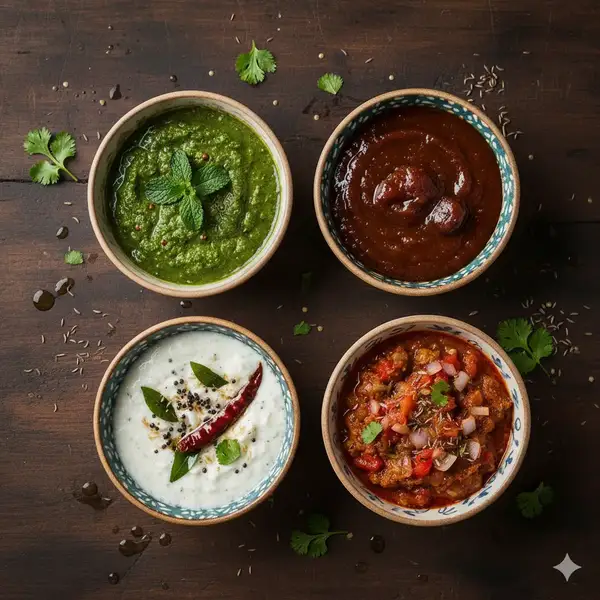 Traditional Indian spices and ingredients used in Indian cooking