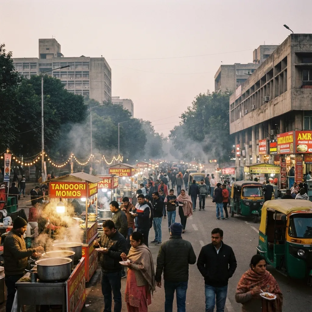 Street food culture and modern life in Chandigarh